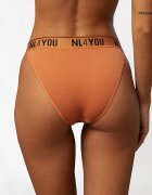 NL4YOU Бразилиана с лого Черен/Персийски портокал