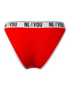 NL4YOU Бразилиана с лого Червен/Бял