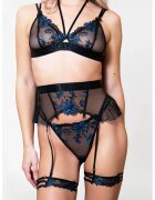 NL4YOU Дантелен комплект Sensual Blue - 3 части