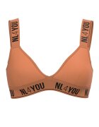 NL4YOU Теиъгълно бюстие Light Brick с памук
