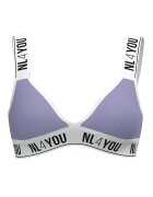 NL4YOU Триъгълно бюстие Purple Lolly с отделящи се подплънки
