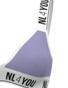 NL4YOU Триъгълно бюстие Purple Lolly с отделящи се подплънки