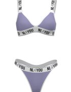 NL4YOU Триъгълно бюстие Purple Lolly с отделящи се подплънки