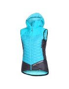 NORTHFINDER Дамски елек Vesta Primaloft JAVOROVA 1 S многоцветен принт - Blue Black
