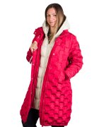 NORTHFINDER Дамско яке с 2L изолация Laurie - XL - дълго - червено - Червен