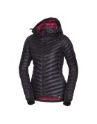 NORTHFINDER Дамско яке за трекинг с изолация Primaloft® InsulationDown Blend Beskydy - Черен