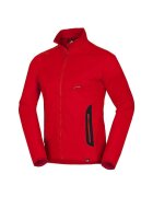 NORTHFINDER Мъжки суичър fleece melange neted Aden - Червен