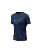 NORTHFINDER Tricou outdoor din lana merino barbati SUSTENHORN2 S nightblue