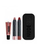 Nudestix Nude + Red Hot Lip молив от 3 части и комплект балсам за устни