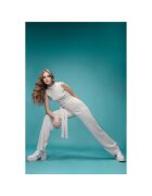 Nympha Clothing Гащеризон без ръкави с колан Kirsi - бял
