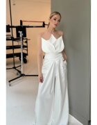 Nympha Clothing Корсет Бял лотос