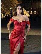 Nympha Clothing Корсет Сатиниран Бордо