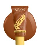 NYX Professional Makeup Фон дьо тен с лека формула и блестящ ефект NYX PM Buttermelt Glaze Tint Съдържа SPF 30 30 мл Toffee Butter