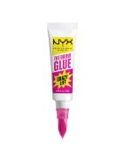 NYX Professional Makeup Гел за фиксиране на вежди The Brow Glue Crazy Lift Transparent Ламиниращ ефект Силна фиксация 24H Включена четка за оформяне 7 мл