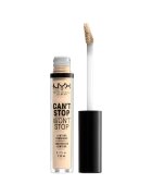 NYX Professional Makeup Коректор NYX PM Can't Stop За тъмни кръгове и несъвършенства 3.5 мл Pale