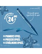 NYX Professional Makeup Течен молив за очи NYX PM Epic Ink Liner. Denim Dazzle