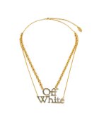 Off White Дамско колие многоцветно - синьо