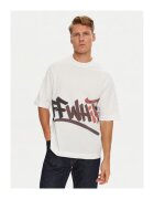 Off White Мъжка тениска бяла - памук