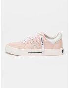 Off-White Платнени кецове Out Of Office - Мръснобял/Прашно розово