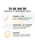 Olay Серум Vitamin C Day Face Serum: Нелепкава формула с витамин C AHA и 99% чист ниацинамид за сияен тен с 3 ключови действия: намалява пигментните петна изравнява текстурата и осигурява интензивна хидратация 40 мл
