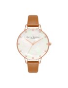 OLIVIA BURTON 1583401380-Дамски Часовник - Седеф - Кафяв