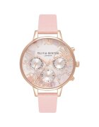 OLIVIA BURTON Дамски Часовник - Абстрактни Цветя 949840727 - Розов