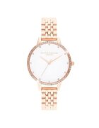 OLIVIA BURTON Дамски часовник - Оливия Бъртън - Дъгова рамка OB16RB21dwqf - Розов