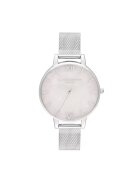 OLIVIA BURTON Дамски часовник - Оливия Бъртън - Полускъпоценен OB16SP16 - Сребрист