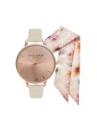 OLIVIA BURTON Дамски часовник - Vegan Friendly OBGSET51 - Комплект с шал