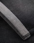 OMBRE Къси дънки деграде Черен