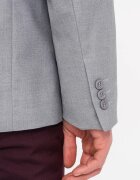 OMBRE Официално сако с обшити джобове Светло сив