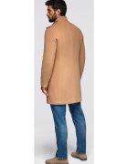 OMBRE Палто с висока яка Светлокафяв