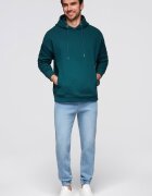 OMBRE Скосени дънки със средновисока талия