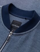 OMBRE Суитшърт с цип Прашно синьо