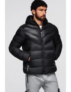 OMBRE Яке от комбинирани материали OM-JAHP-0303 - Модерно - Ватирано