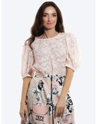 ONIBON FASHION Блуза с десен и бухнали ръкави