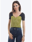 ONIBON FASHION Дантелен корсет с връзка