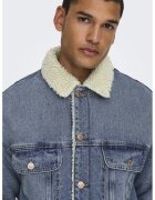 Only & Sons Дънково яке с копчета