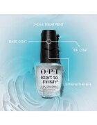 Opi Терапия за нокти 3 в 1(укрепване основа топ лак) Start To Finish 15 мл