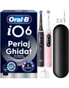 Oral-B Електрическа четка за зъби iO6 с магнитна технология и микровибрации - изкуствен интелект - интерактивен светодиоден дисплей ...