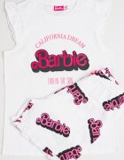 Original Marines Къса пижама с принт Barbie Черен/Светлорозов/Бял