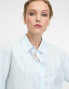 orsay Памучна риза със свободна кройка Ледено синьо