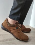 Otter Мъжки ежедневни обувки 9560 04-2 Перфорирани - Тютюн Набук -