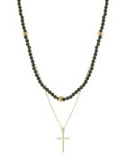 OXETTE Колие с 18K злато и висулка