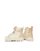 Palladium Дамски боти - бежови - текстилен материал