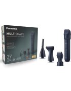 Panasonic Комплект за подстригване и оформяне на брада MultiShape - 3 вида бръснещи глави за контуриране - Автономия 50 минути - Бързо зареждане за 1 час ...