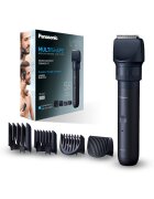 Panasonic Тример MultiSHAPE - Акумулатор - Живот на батерията 70 минути - Бързо зареждане 1H - 58 настройки за дължина - Черен