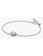 Pandora Гривна тип синджир с удължено сияйно хало - сребро 925 - 19 CM
