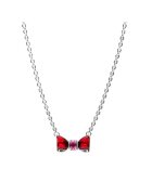 Pandora Колие с висулка тип червена панделка от Снежанка на Дисни - 45 см