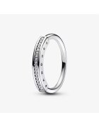Pandora Пръстен Signature ID Pave цирконий от сребро 925